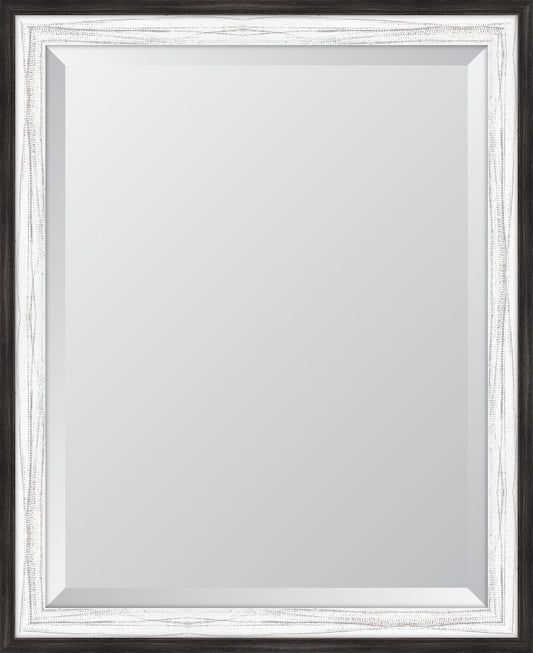 Charcoal and White Mirror