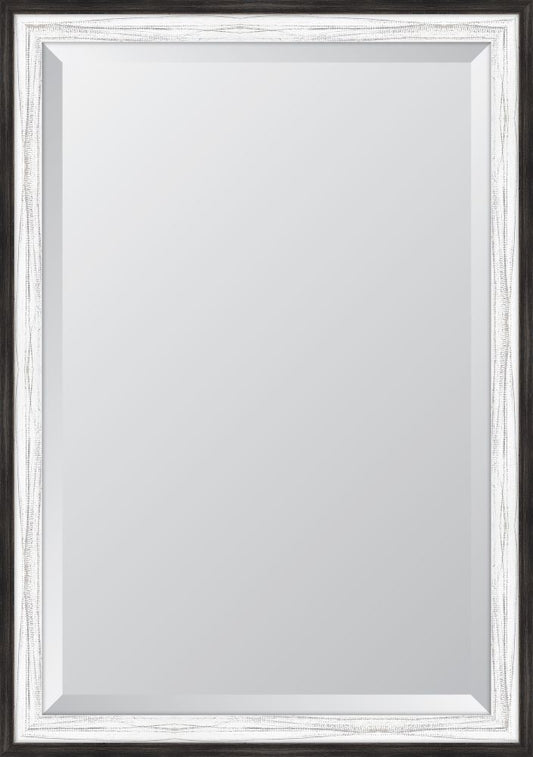 Charcoal and White Mirror