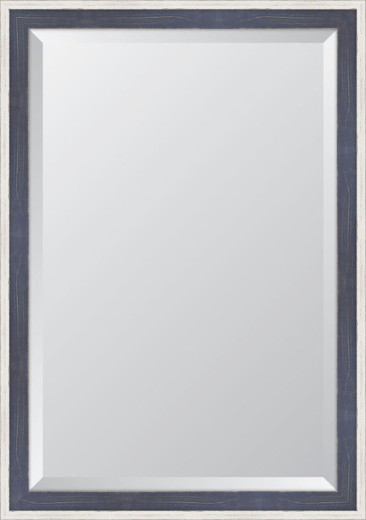 Country White and Blue Mirror