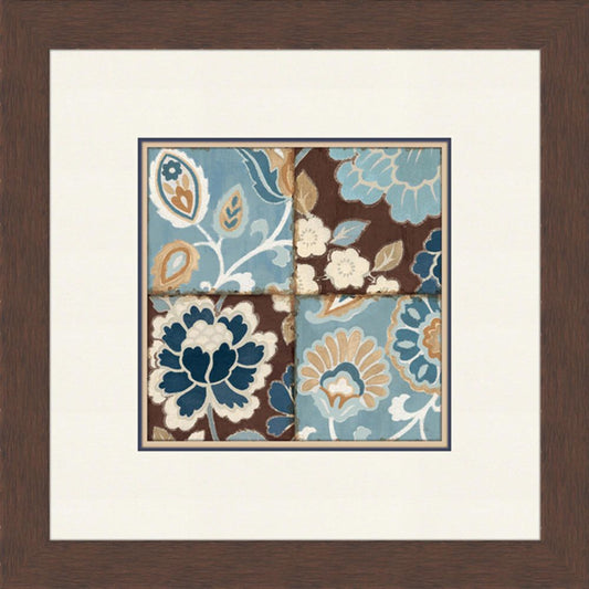 Patchwork Motif Blue I