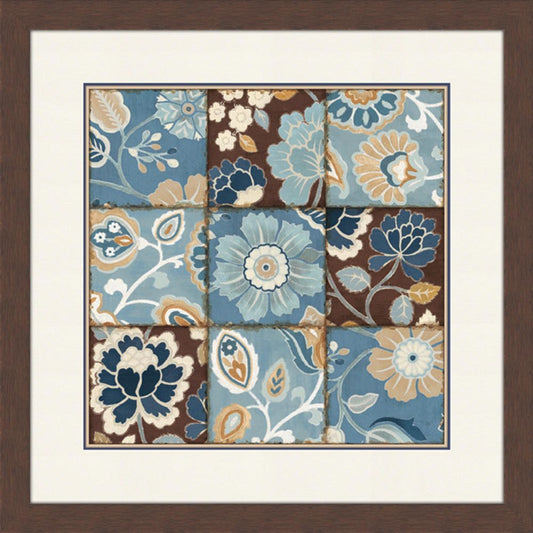 Patchwork Motif Blue III
