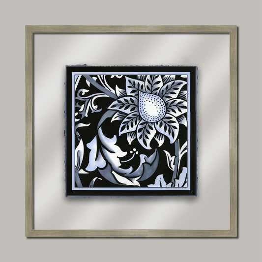 Blue & White Floral Motif II