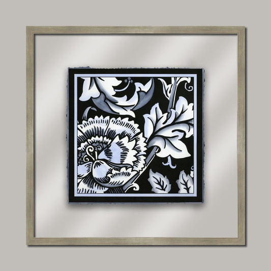Blue & White Floral Motif III