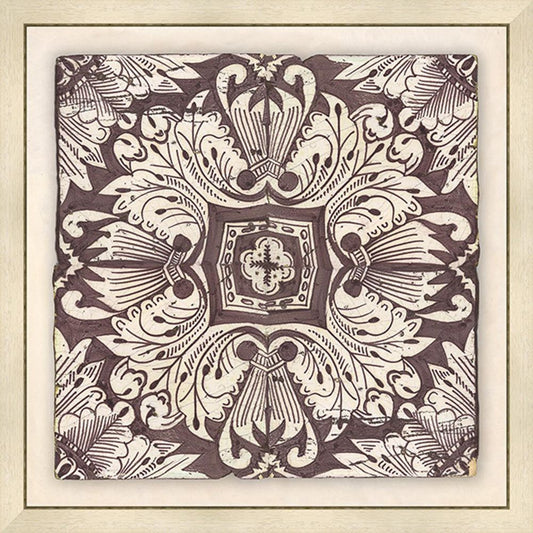 Delft Tiles - Plum I