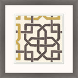 Felt Interlocking - Gray/Gold I