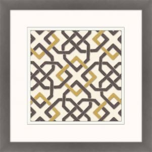 Felt Interlocking - Gray/Gold III