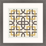 Felt Interlocking - Gray/Gold IV