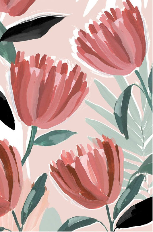 Dreamy Petals II Boxed Canvas