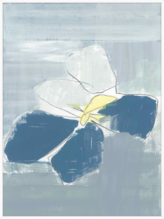 Deco Floral I on Canvas