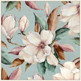 Pink Magnolia Branch II on Canvas