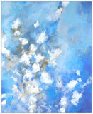 Floating Flowers on Canvas