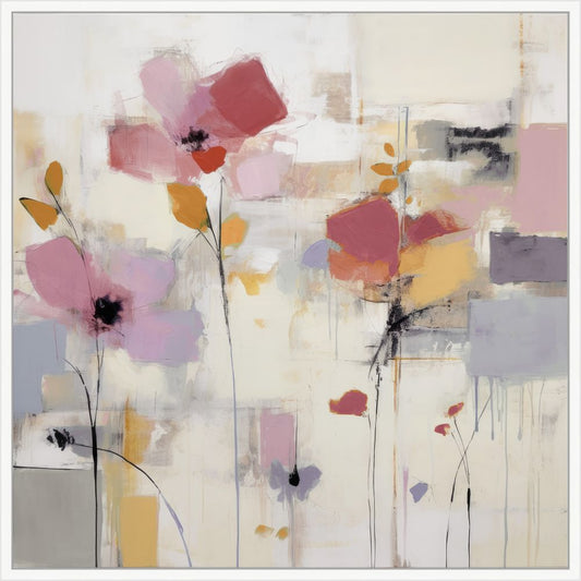 Syphony of Flowers II on Canvas