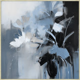 Serenade in Blue Petals I on Canvas