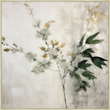 Green Botanical Expression I on canvas