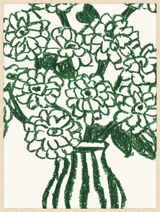 Pastel Bouquet in Green Grande II