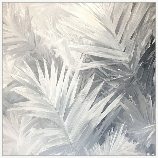 Golden Fronds on Canvas