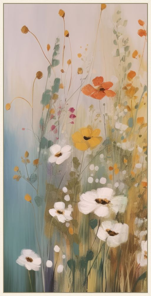 Tranquil Meadow I on Canvas