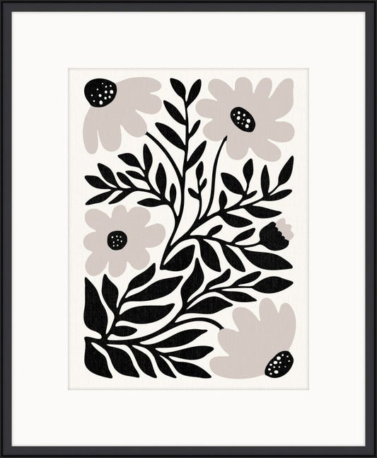 Silhouette Symphony in Black and Taupe II