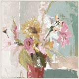 Sunflower Vase on Canvas