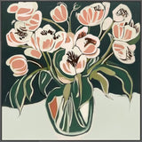 Burning Petals I on Canvas Grande