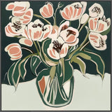 Burning Petals I on Canvas Grande