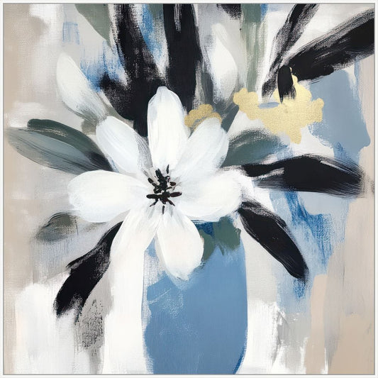 Timeless White II on Canvas