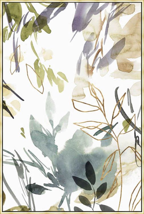 Flourishing Green II Canvas