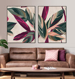 Plum Foliage I Canvas