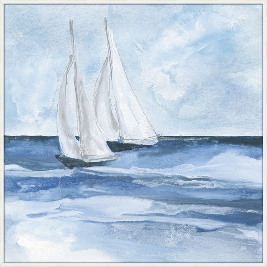 Sailboat III on Canvas