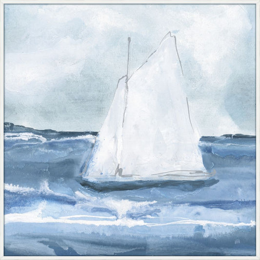 Sailboat IV on Canvas