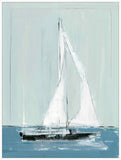 Set Blue Sail I on Canvas
