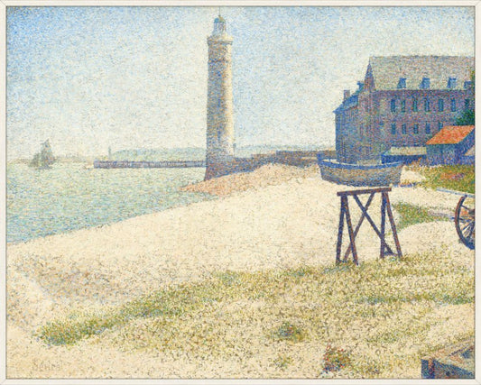 The Lighthouse at Honfleur on Canvas
