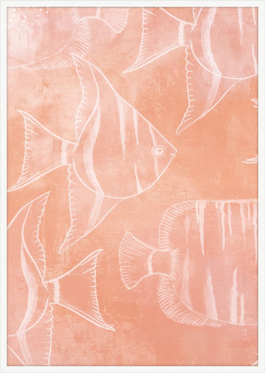 Swimming Fish in  Coral Panel II