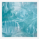 Swimming Fish in  Naples Blue I