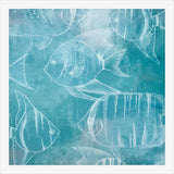 Swimming Fish in Naples Blue