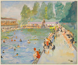 Cheswick Baths, Sir John Lavry, 1919 on Canvas