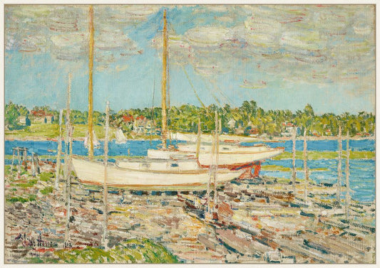 The Harbor, Childe Hasaam, 1902 on Canvas