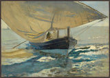 Barcas en the Playa, Joaquin Sorolla, 1909 on Canvas