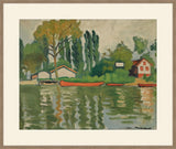 Les Peupliers A Vilennes, Albert Marquet, 1911