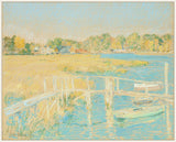 Up the River Late Afternoon in October, Childe Hasaam, 1906 on Canvas