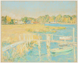 Up the River Late Afternoon in October, Childe Hasaam, 1906 on Canvas