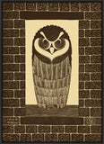 Ring Owl in Black and Beige Reverse, Samuel Jessurun de Mesquita, 1914 on Canvas