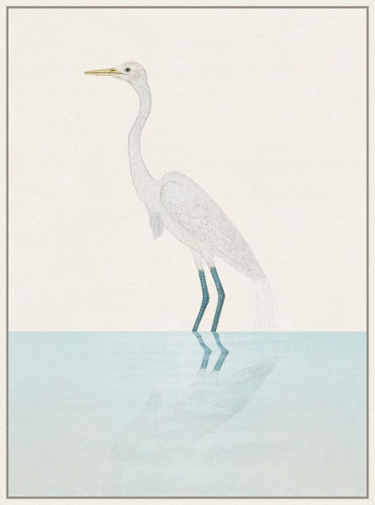 Great Egret on Canvas
