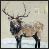 Winter Elk  Grande on Canvas