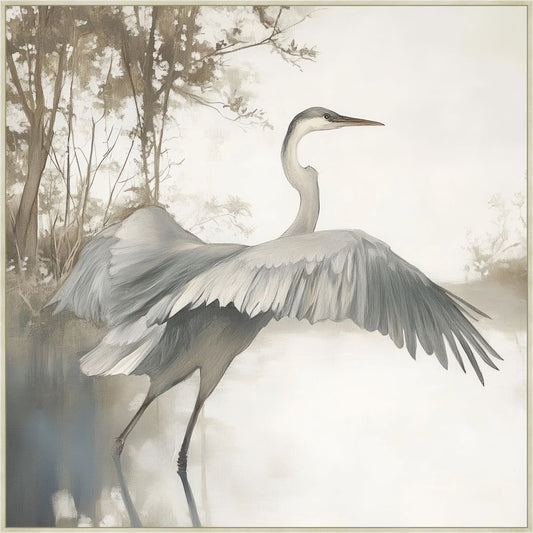 Feathers on Water I Grande on Canvas