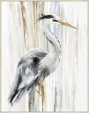 River Heron I on Canvas