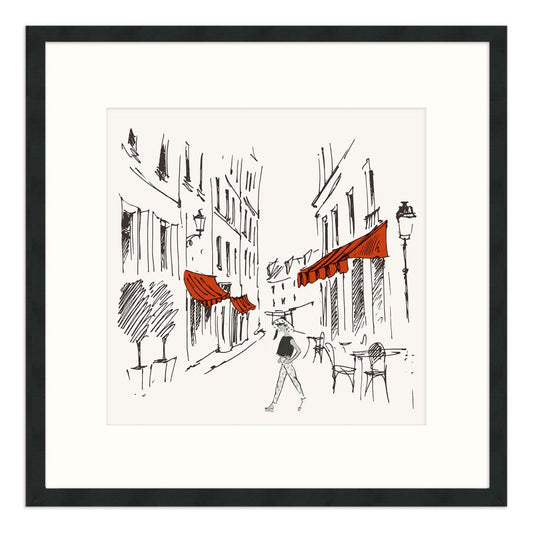 BY THE CAFE IN GAY PARIS I