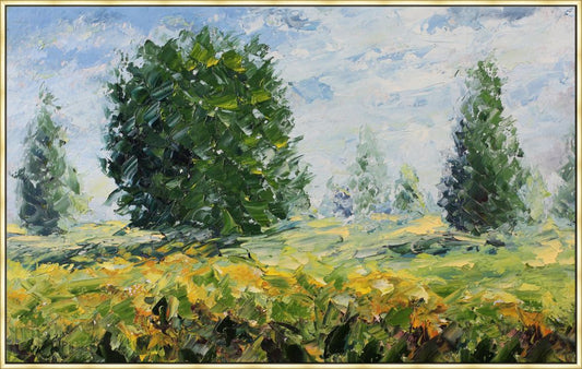 Impasto Summer Canvas