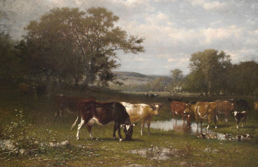 From Shifting Shade, 1887 by James M. Hart - Boxed Canvas