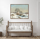 Snowy Landscape at South Norwood, Camille Pissarro, 1871 on Canvas